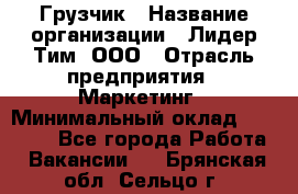 Грузчик › Название организации ­ Лидер Тим, ООО › Отрасль предприятия ­ Маркетинг › Минимальный оклад ­ 25 700 - Все города Работа » Вакансии   . Брянская обл.,Сельцо г.